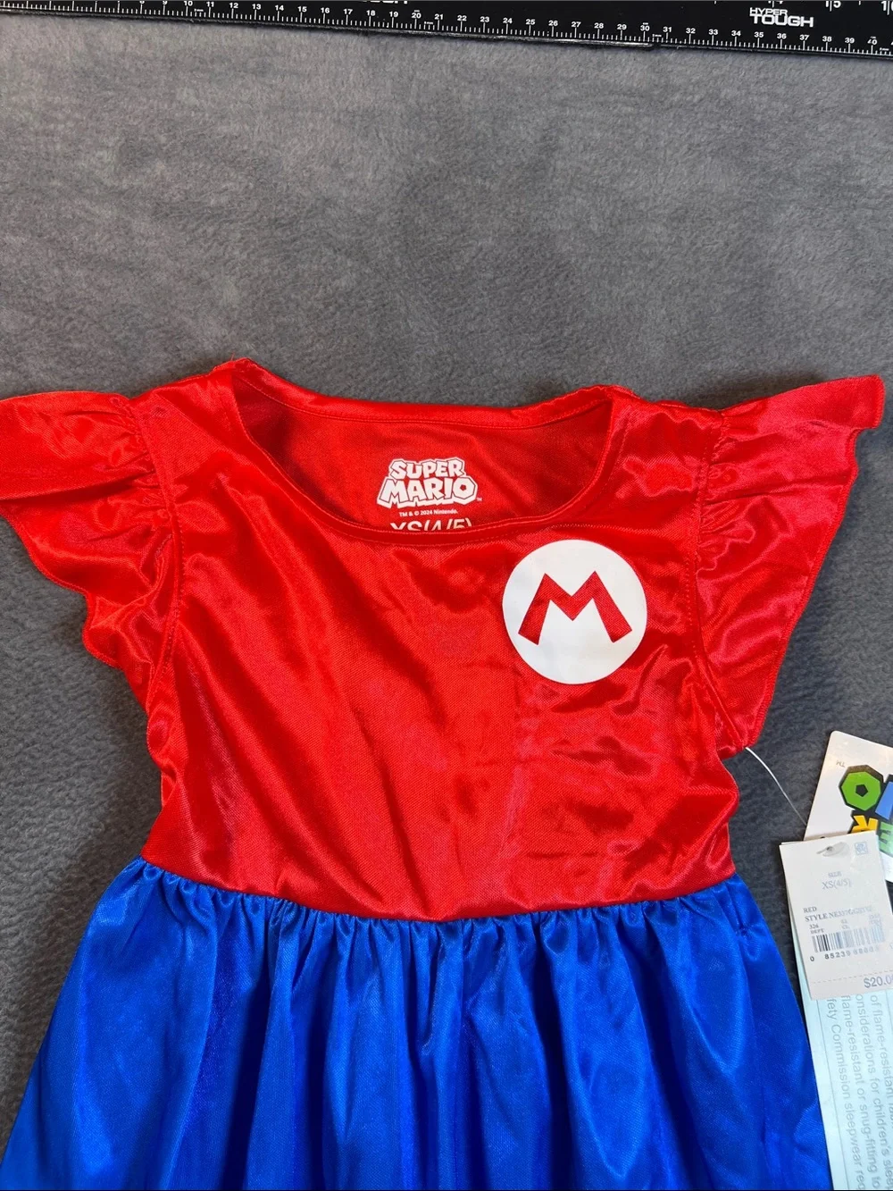 Nintendo Red & Blue Super Mario Character Dress